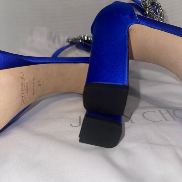 Jimmy Choo Mionne 120 Platforms with Crystal buckle - Picture 5 of 7